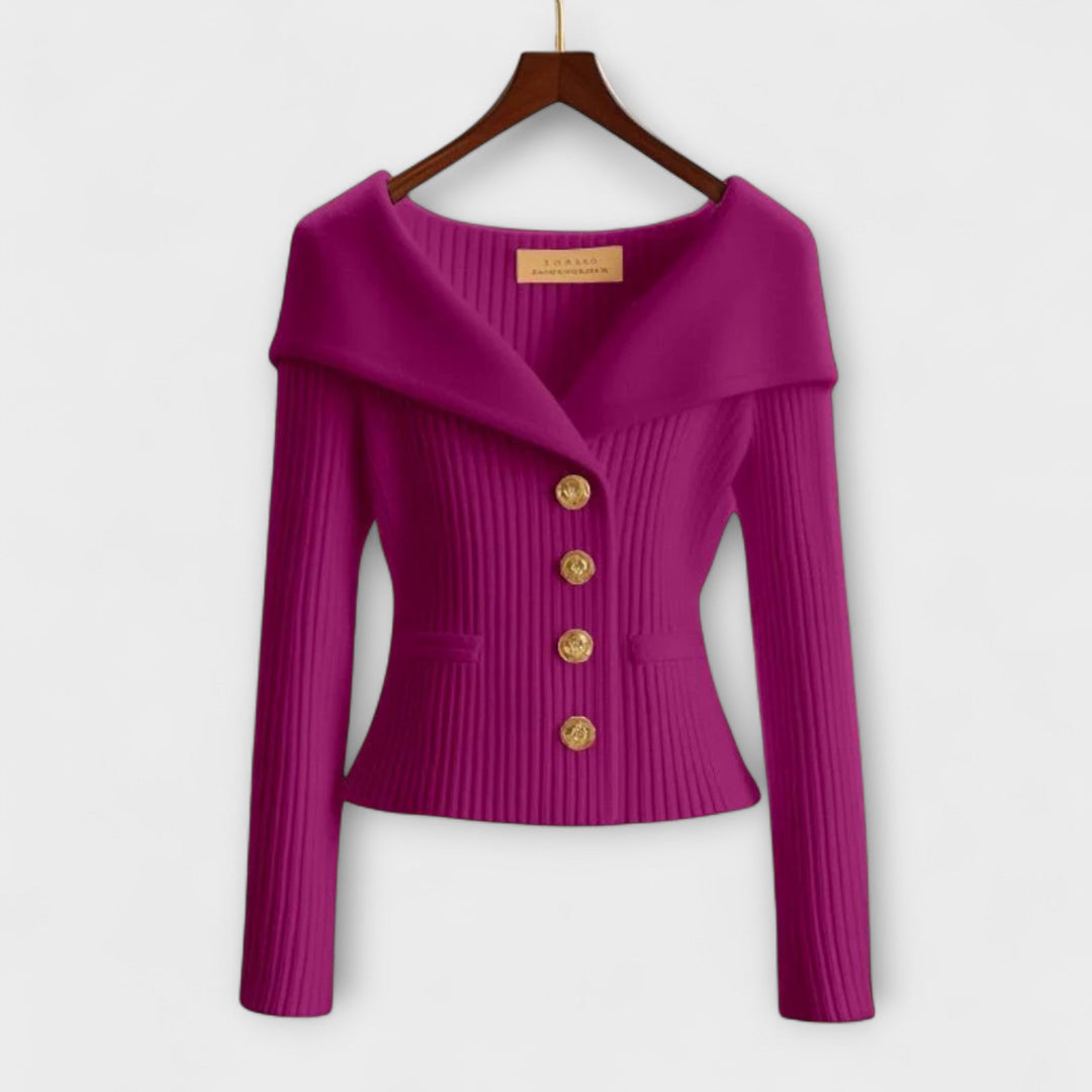 Renée – Ribbed Knit Jacket