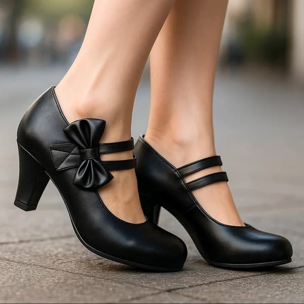 Bella Bow Heels | Elegance Meets Everyday Comfort