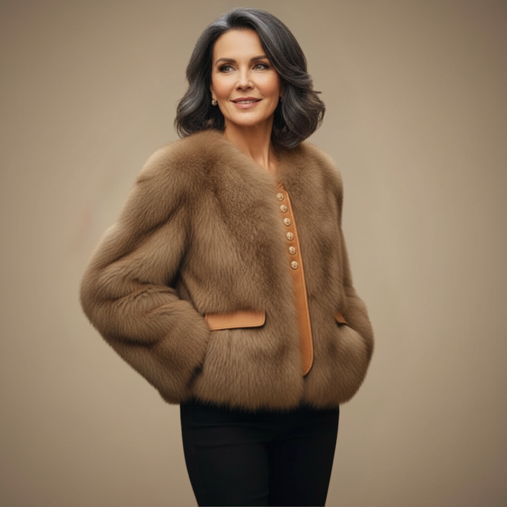 Aurelia Luxe Fox Fur Jacket