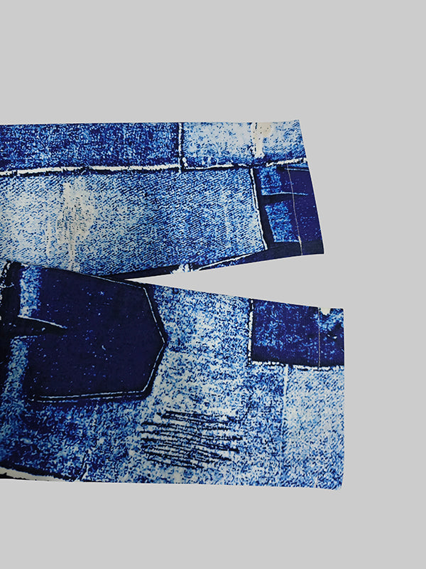 Long Sleeves Printed Zipper Lapel Maxi Dresses Shirt Dress