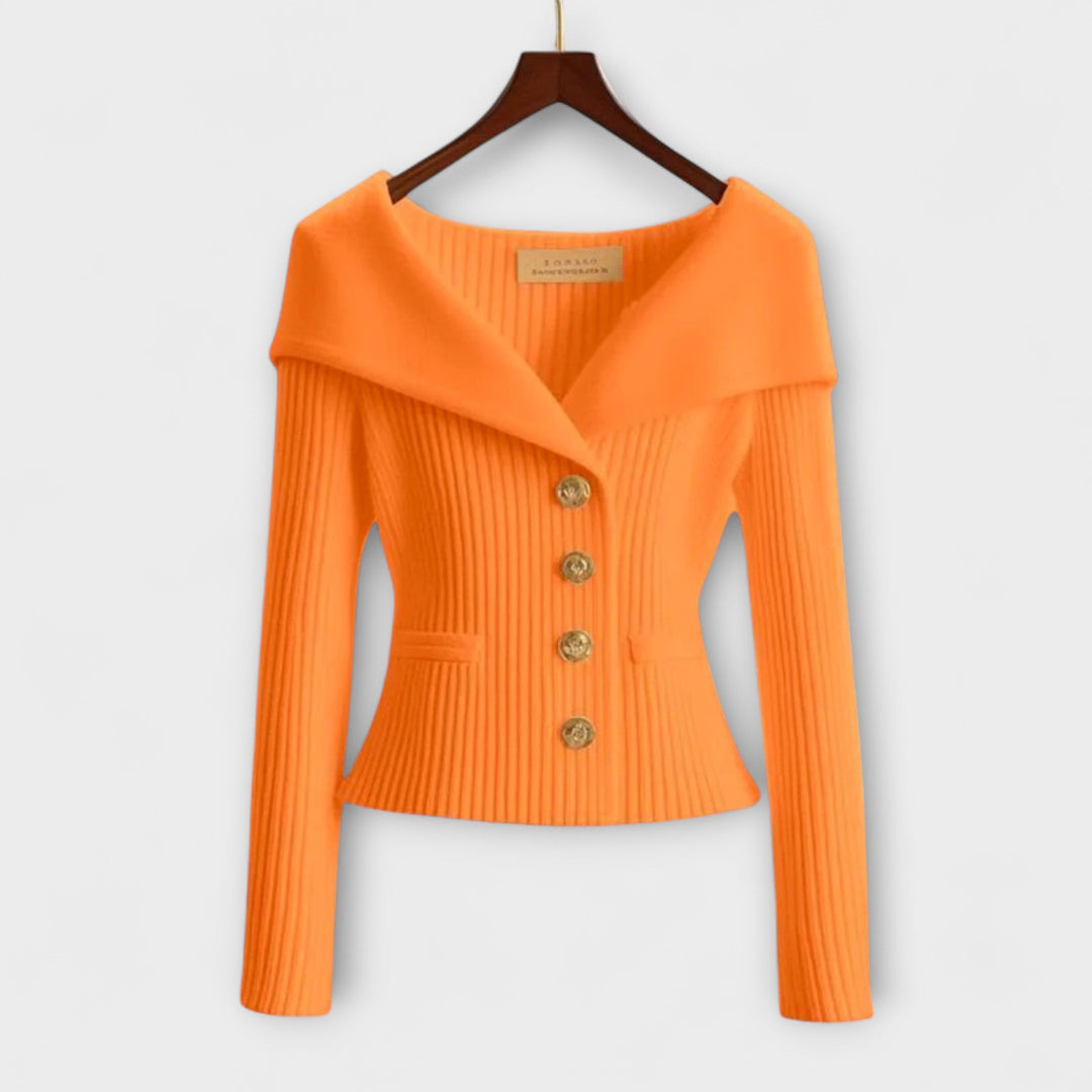 Renée – Ribbed Knit Jacket