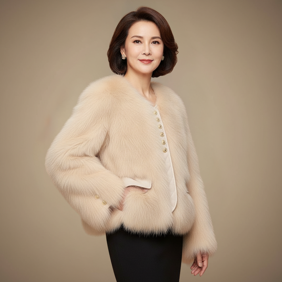 Aurelia Luxe Fox Fur Jacket