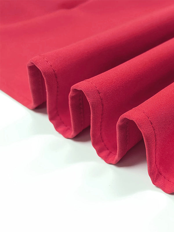 Bodycon Long Sleeves Buttoned Solid Color V-Neck Maxi Dresses Shirt Dress