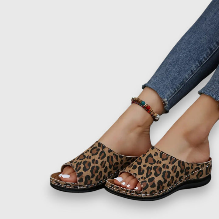 Tina – Leopard Sandals