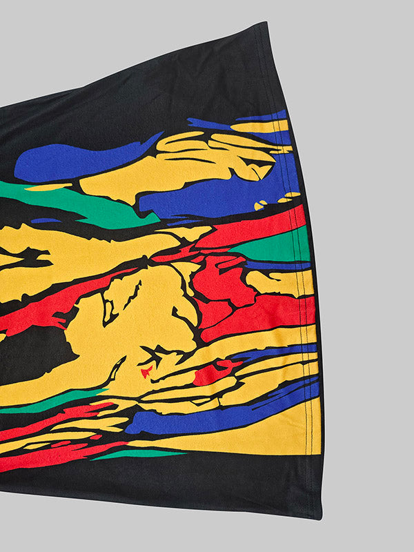 Skinny Flower Print Multi-Colored High Neck Maxi Dresses