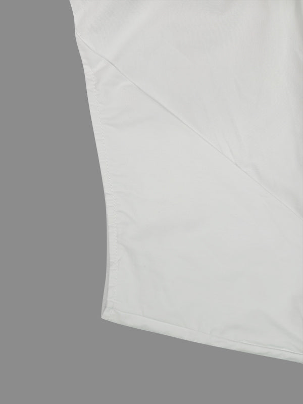 A-Line Loose Pleated Tied Round-Neck Midi Dresses