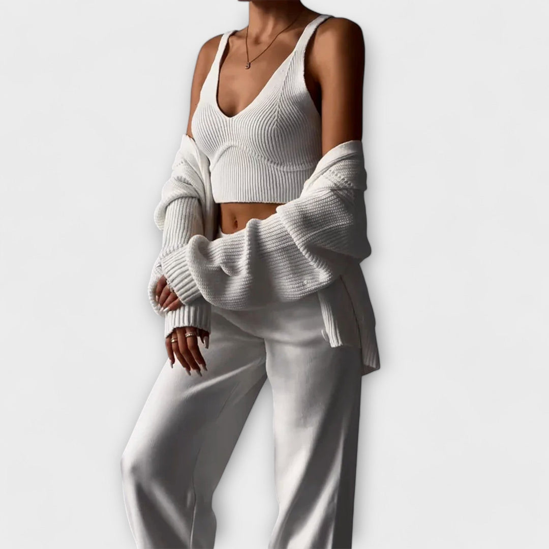 Delia™ Three-Piece Knit Set