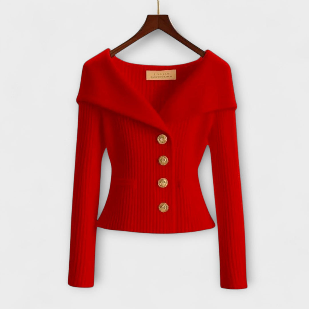 Renée – Ribbed Knit Jacket