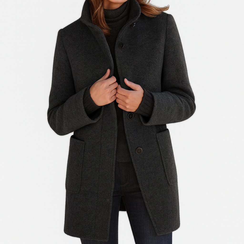 Stella™ | Elegant Winter Coat with Refined Collar