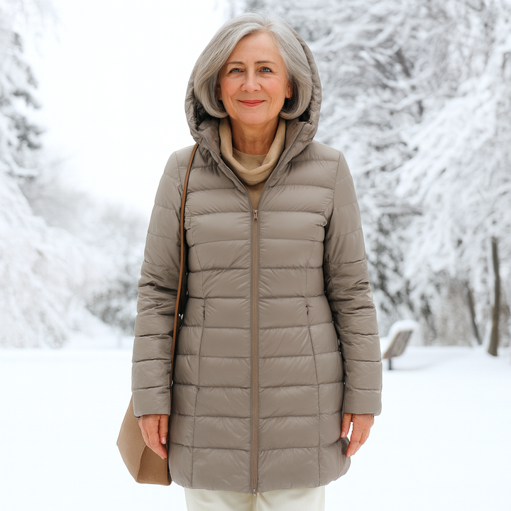 Timeless Long Winter Coat — Lightweight Down Insulation