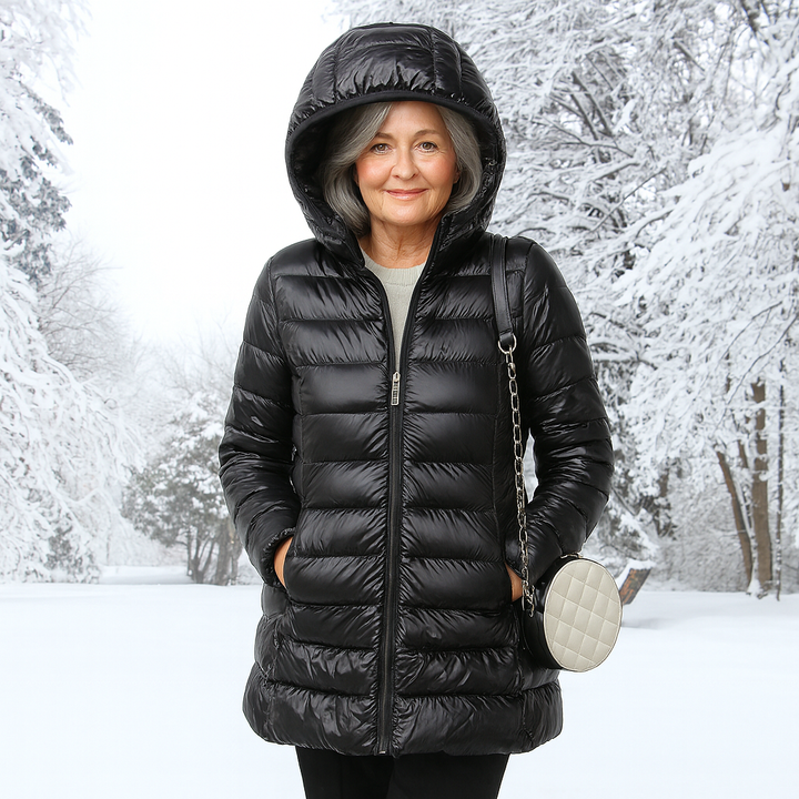 Timeless Long Winter Coat — Lightweight Down Insulation