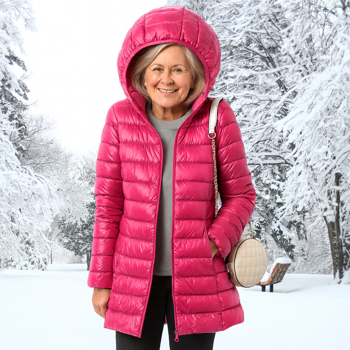 Timeless Long Winter Coat — Lightweight Down Insulation