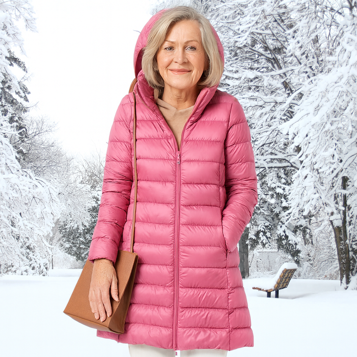 Timeless Long Winter Coat — Lightweight Down Insulation