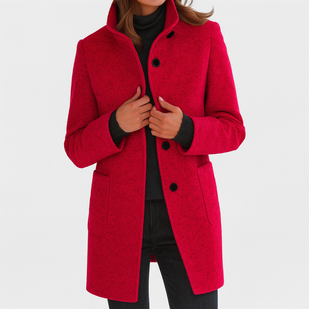 Stella™ | Elegant Winter Coat with Refined Collar