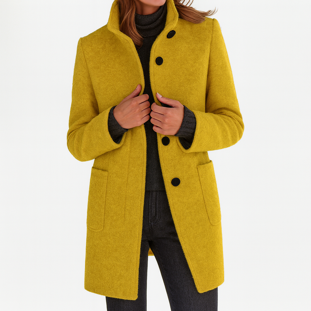 Stella™ | Elegant Winter Coat with Refined Collar