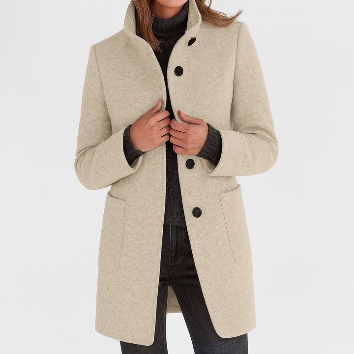 Stella™ | Elegant Winter Coat with Refined Collar