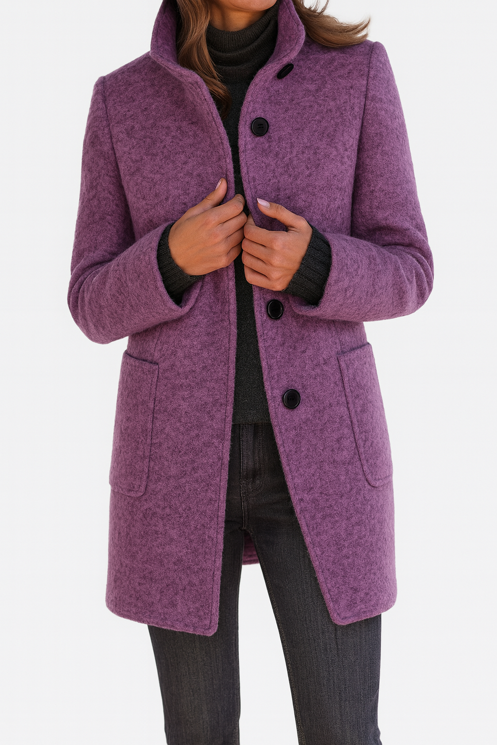Stella™ | Elegant Winter Coat with Refined Collar