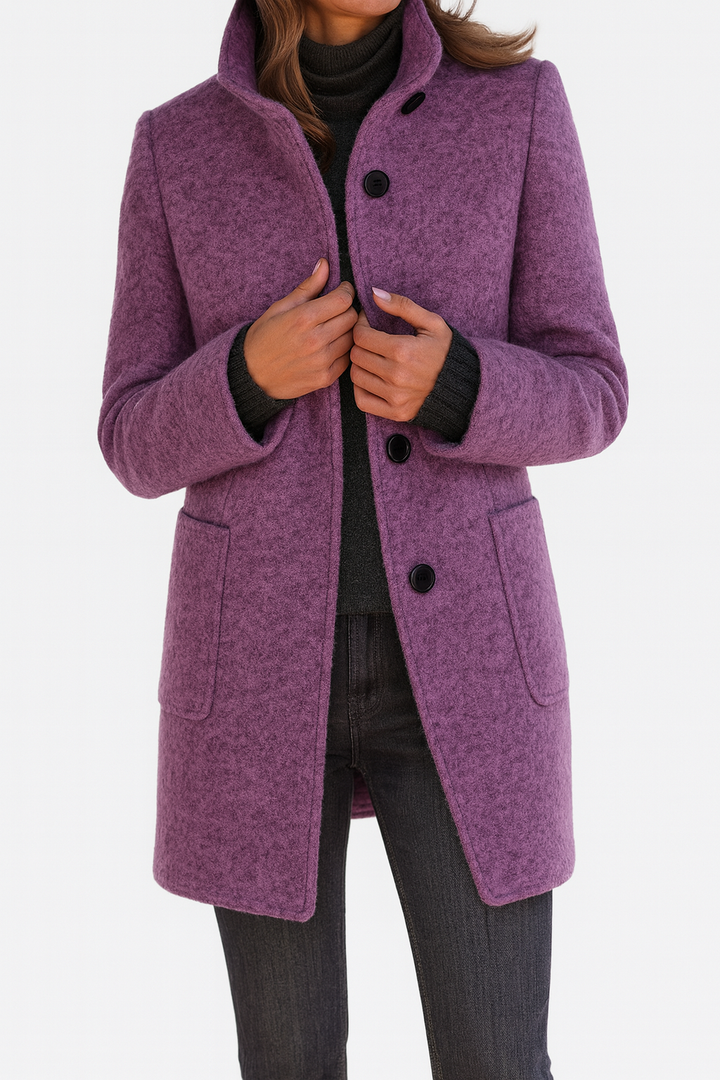 Stella™ | Elegant Winter Coat with Refined Collar