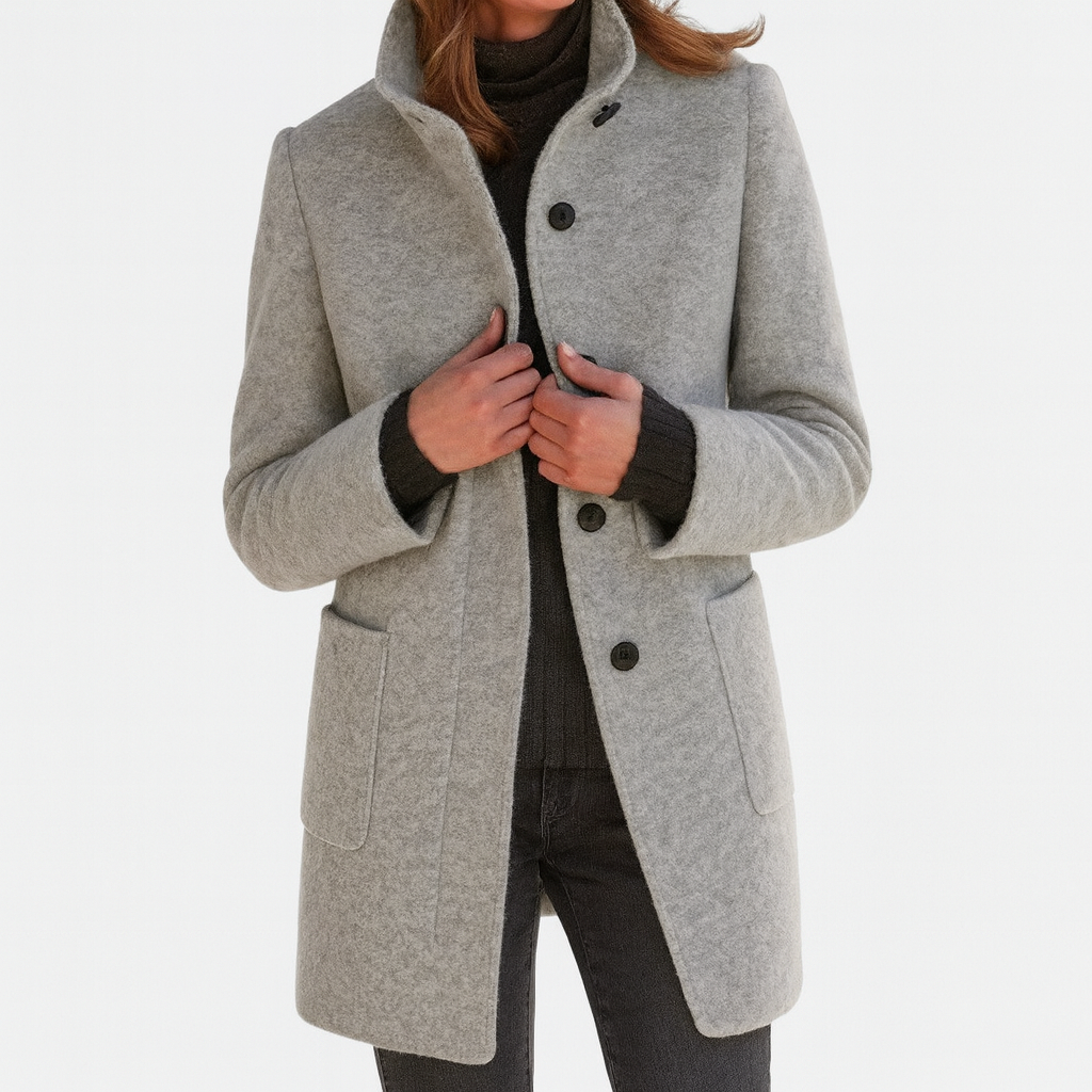 Stella™ | Elegant Winter Coat with Refined Collar