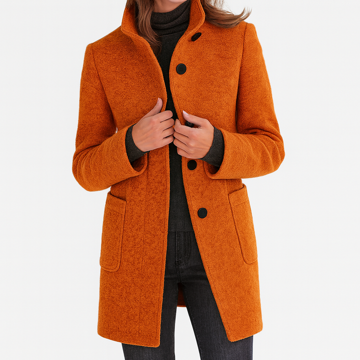 Stella™ | Elegant Winter Coat with Refined Collar