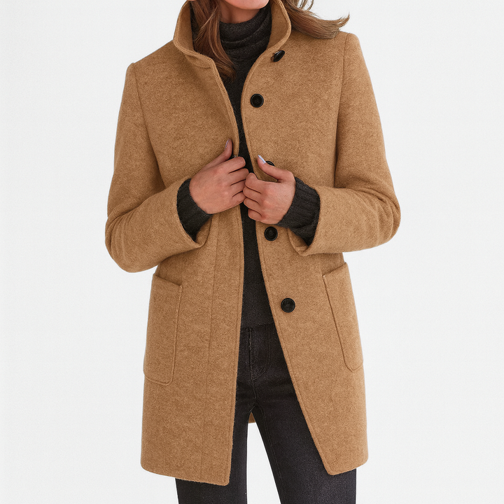 Stella™ | Elegant Winter Coat with Refined Collar