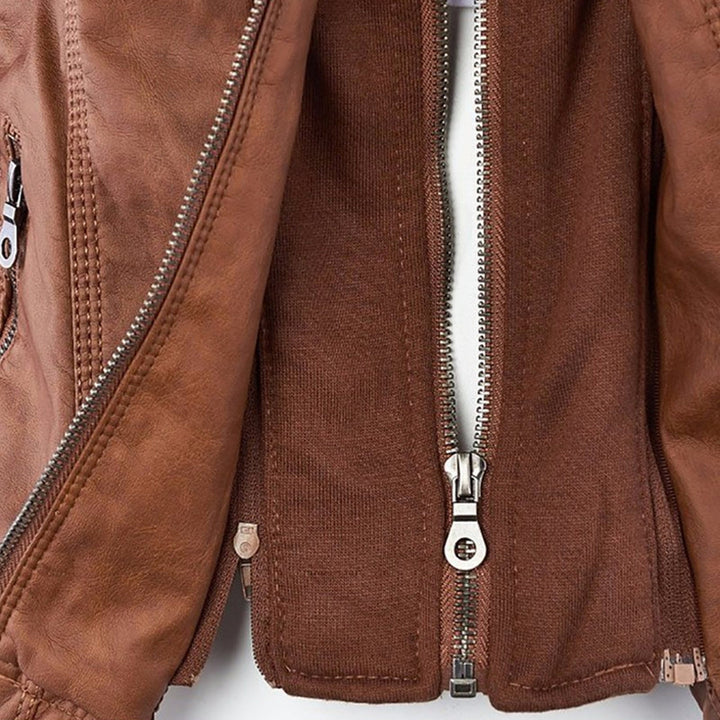 Sophie | Durable and Elegant Leather Jacket