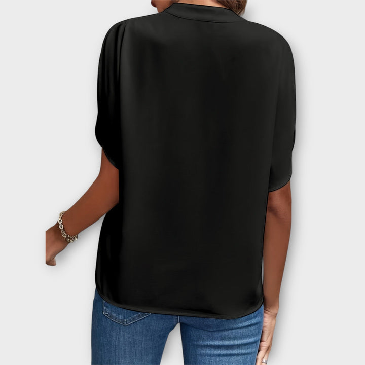 Lina™ Chic V-Neck Blouse