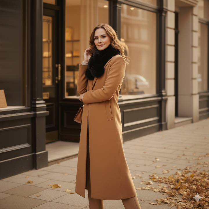 The Isabelle™ Faux Fur Scarf – Plush Warmth with Timeless Elegance