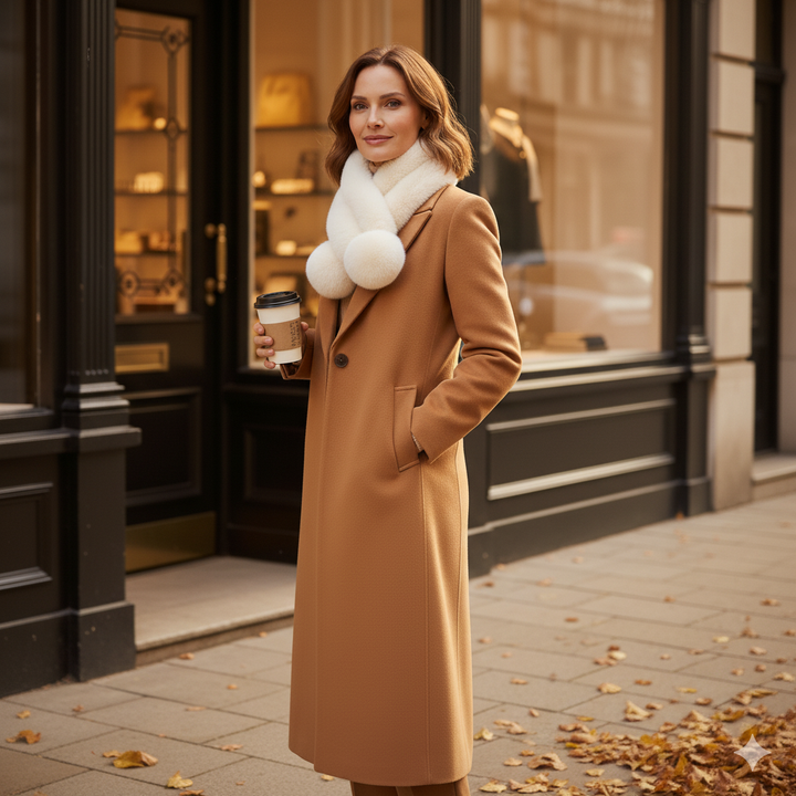 The Isabelle™ Faux Fur Scarf – Plush Warmth with Timeless Elegance