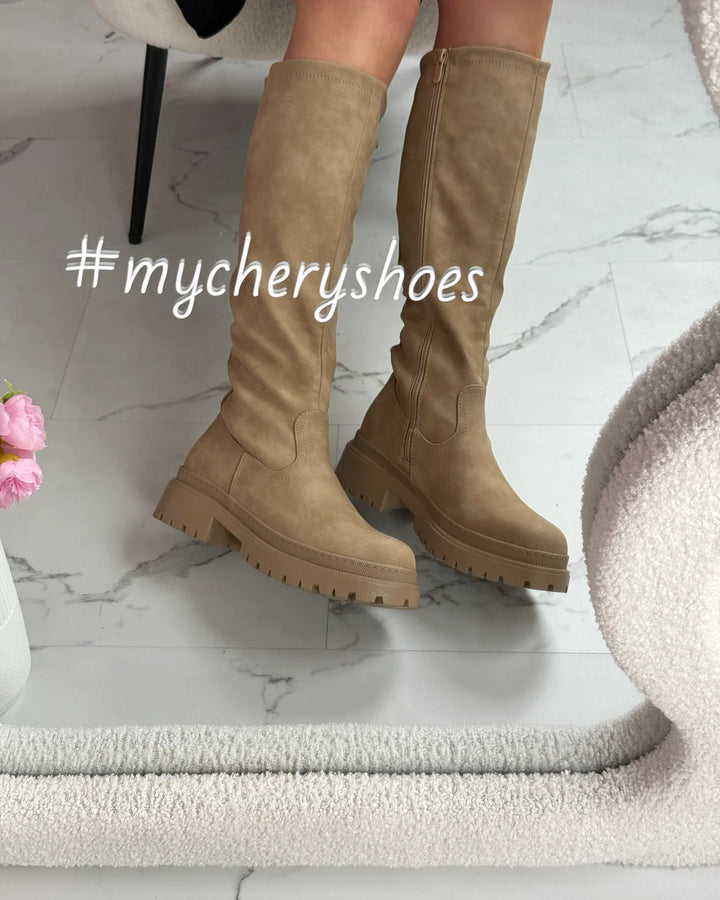 Premium Knee-Length Boots – Comfort & Style