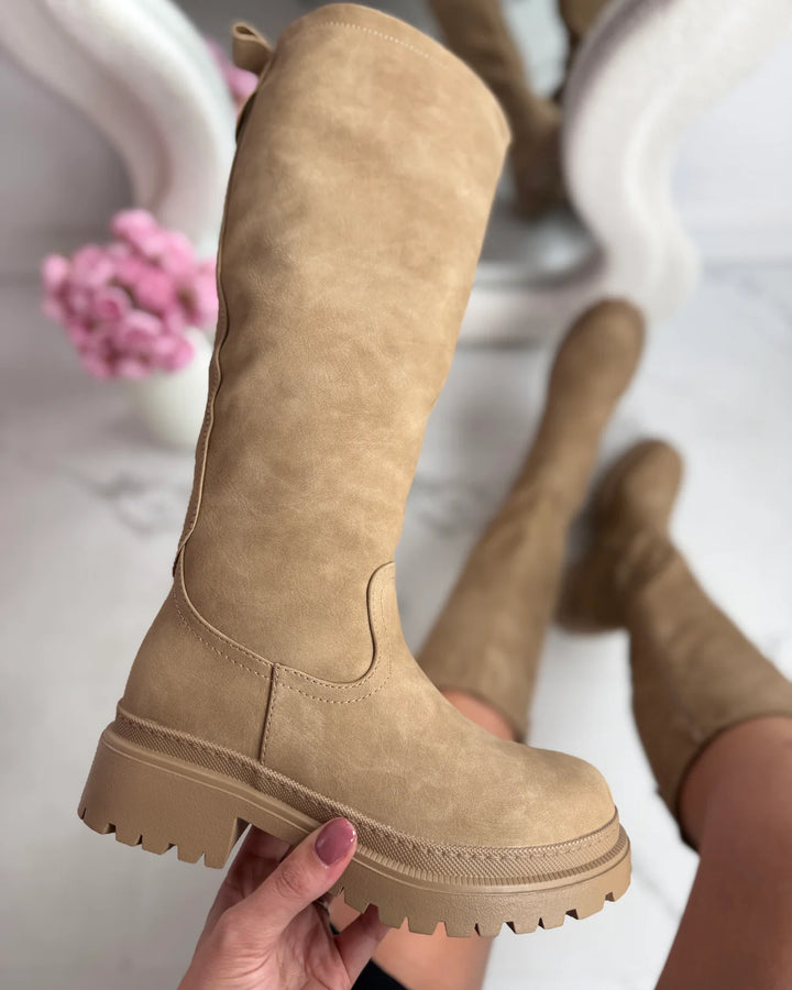 Premium Knee-Length Boots – Comfort & Style