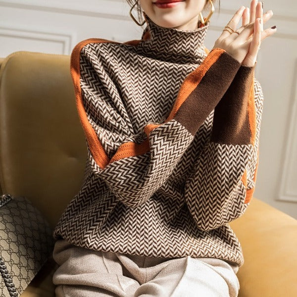 Vera™ | Timeless High-Neck Jumper in Soft Knit