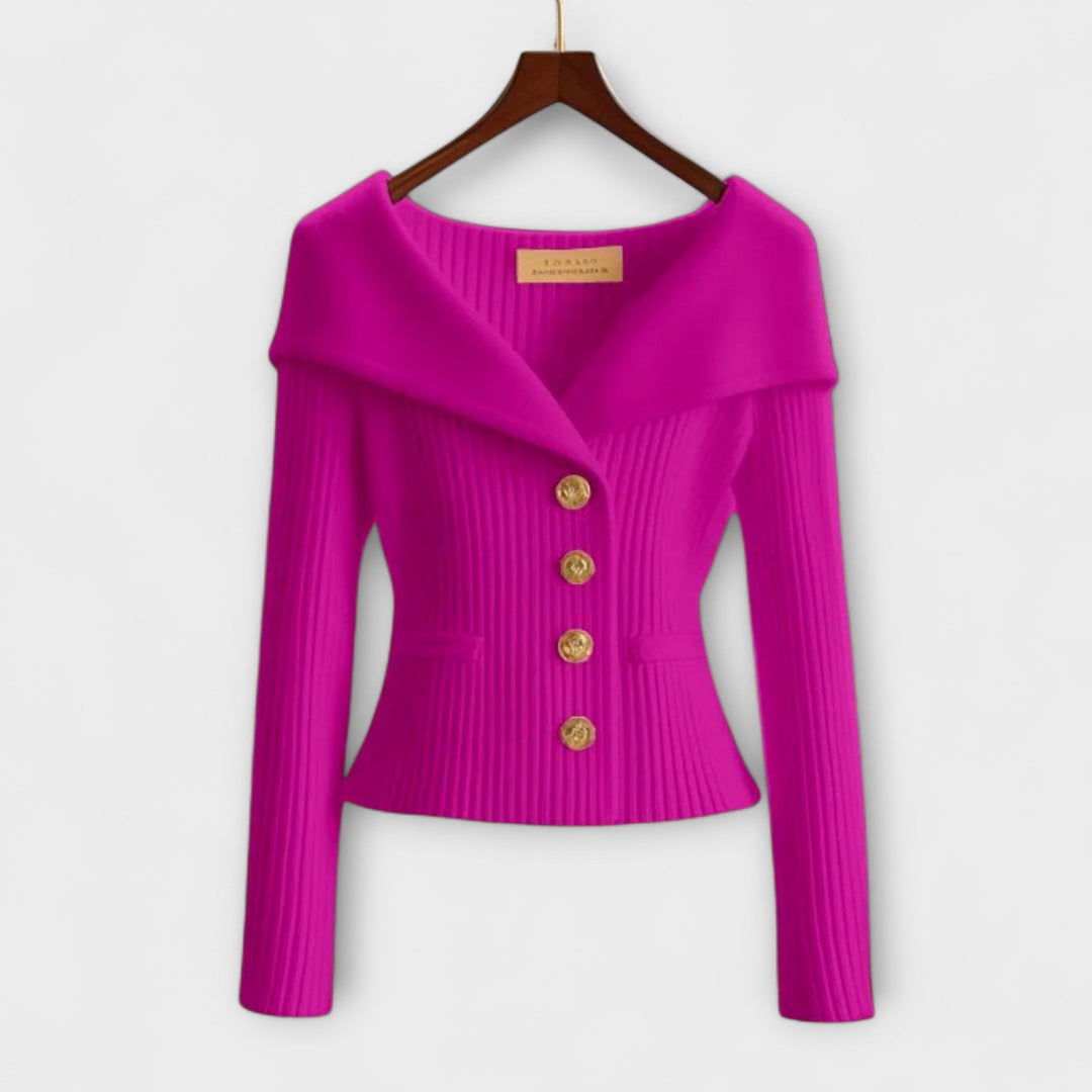 Renée – Ribbed Knit Jacket