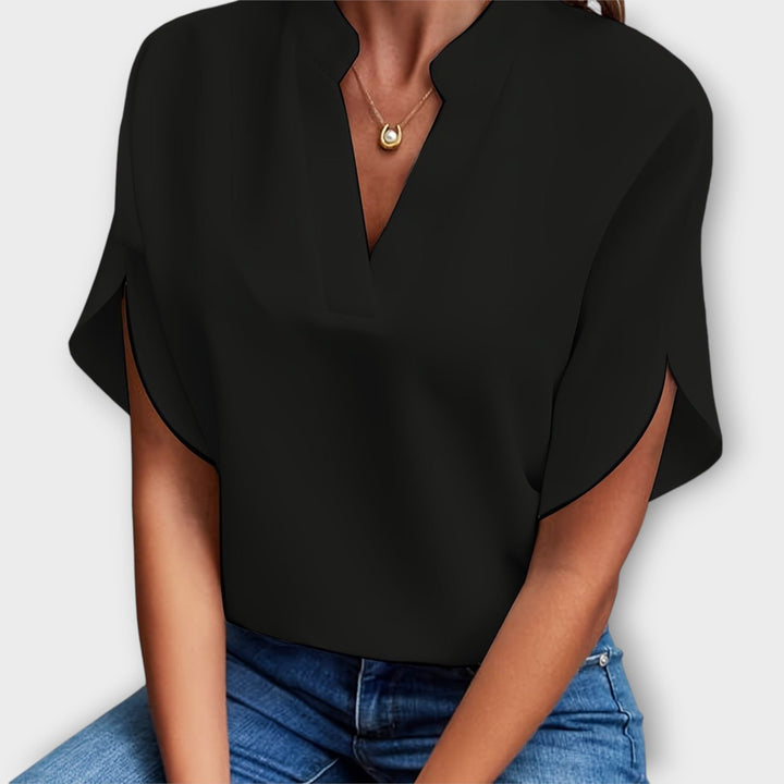 Lina™ Chic V-Neck Blouse