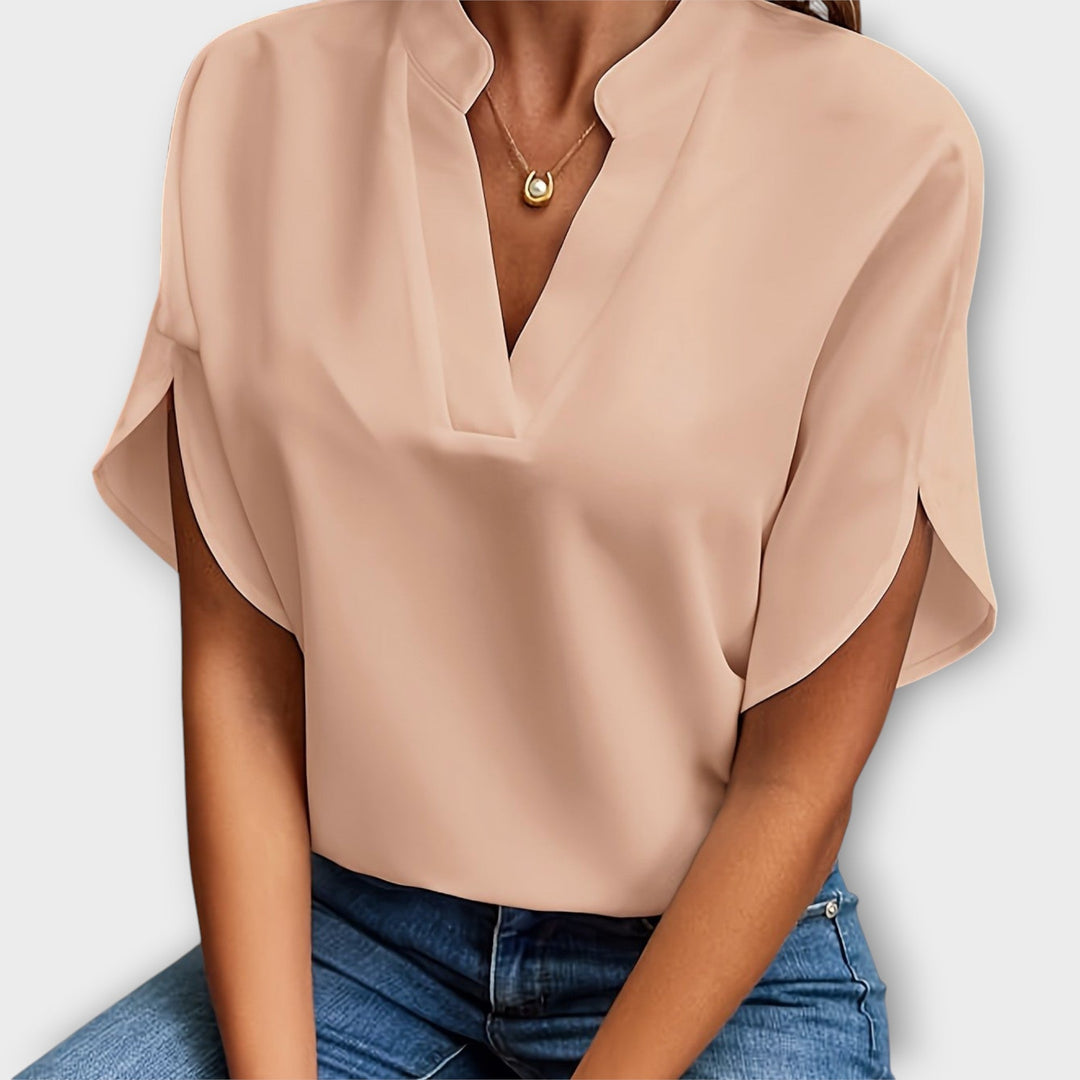 Lina™ Chic V-Neck Blouse