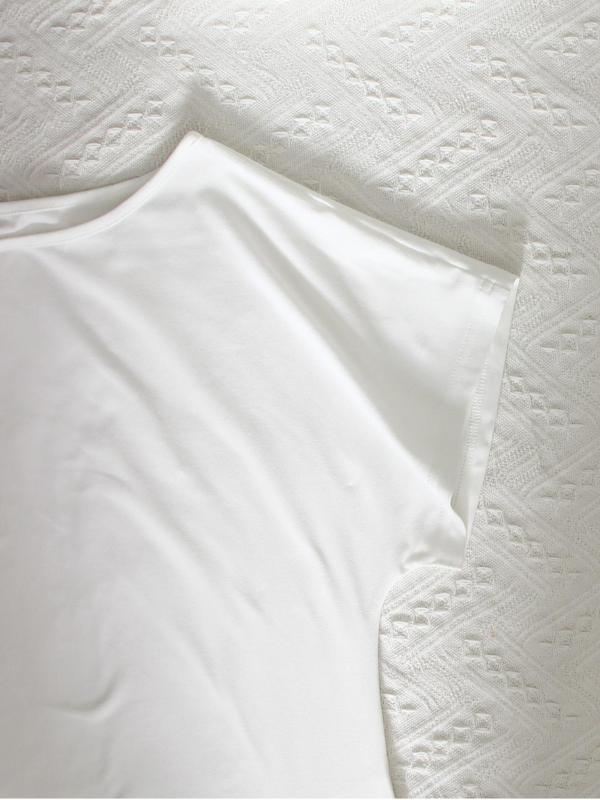 Loose Short Sleeves Solid Color Round-Neck Maxi Dresses