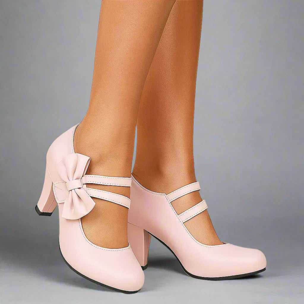 Bella Bow Heels | Elegance Meets Everyday Comfort