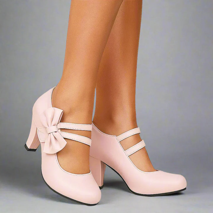 Bella Bow Heels | Elegance Meets Everyday Comfort