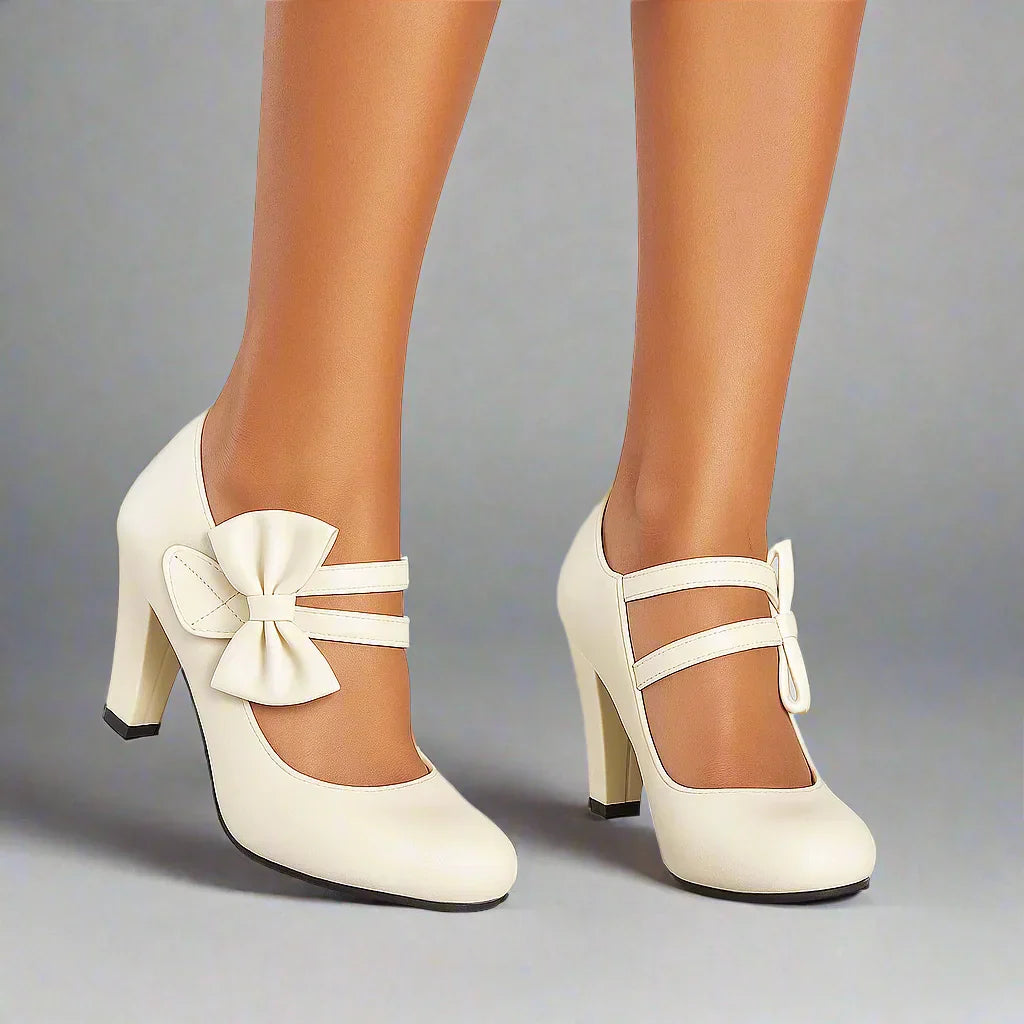 Bella Bow Heels | Elegance Meets Everyday Comfort