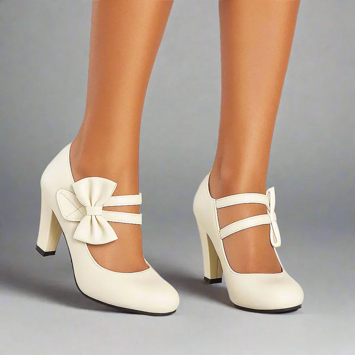 Bella Bow Heels | Elegance Meets Everyday Comfort