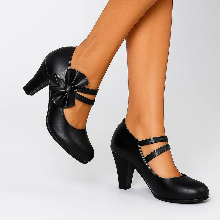 Bella Bow Heels | Elegance Meets Everyday Comfort