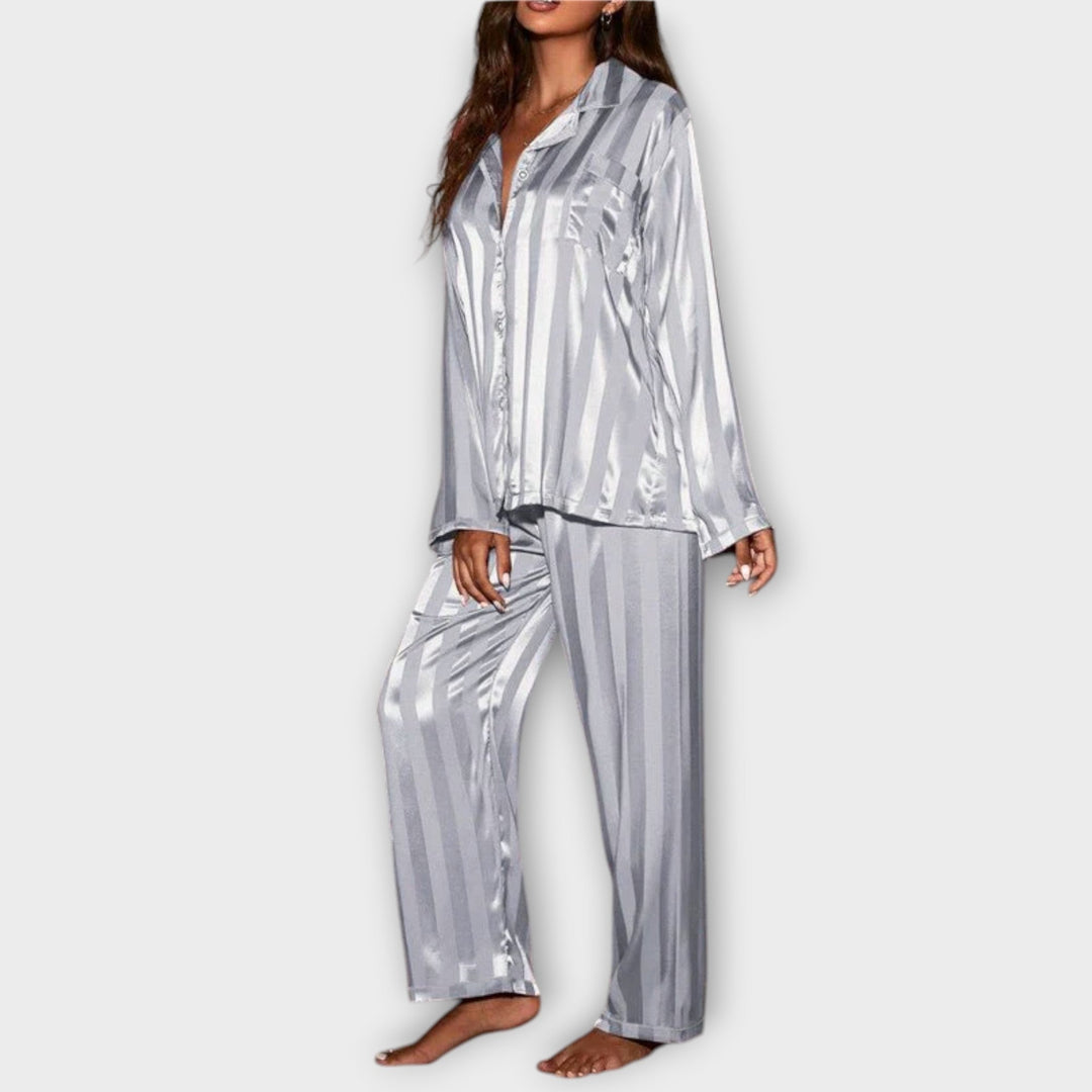 Bella™ Striped Satin Pyjama Set