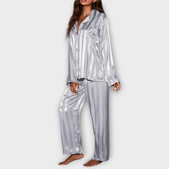 Bella™ Striped Satin Pyjama Set