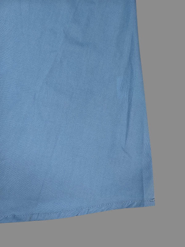 A-Line Loose Pleated Tied Round-Neck Midi Dresses