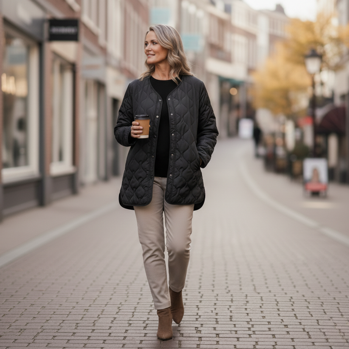 The Florence™ Quilted Liner Jacket – Lightweight Warmth with Effortless Style