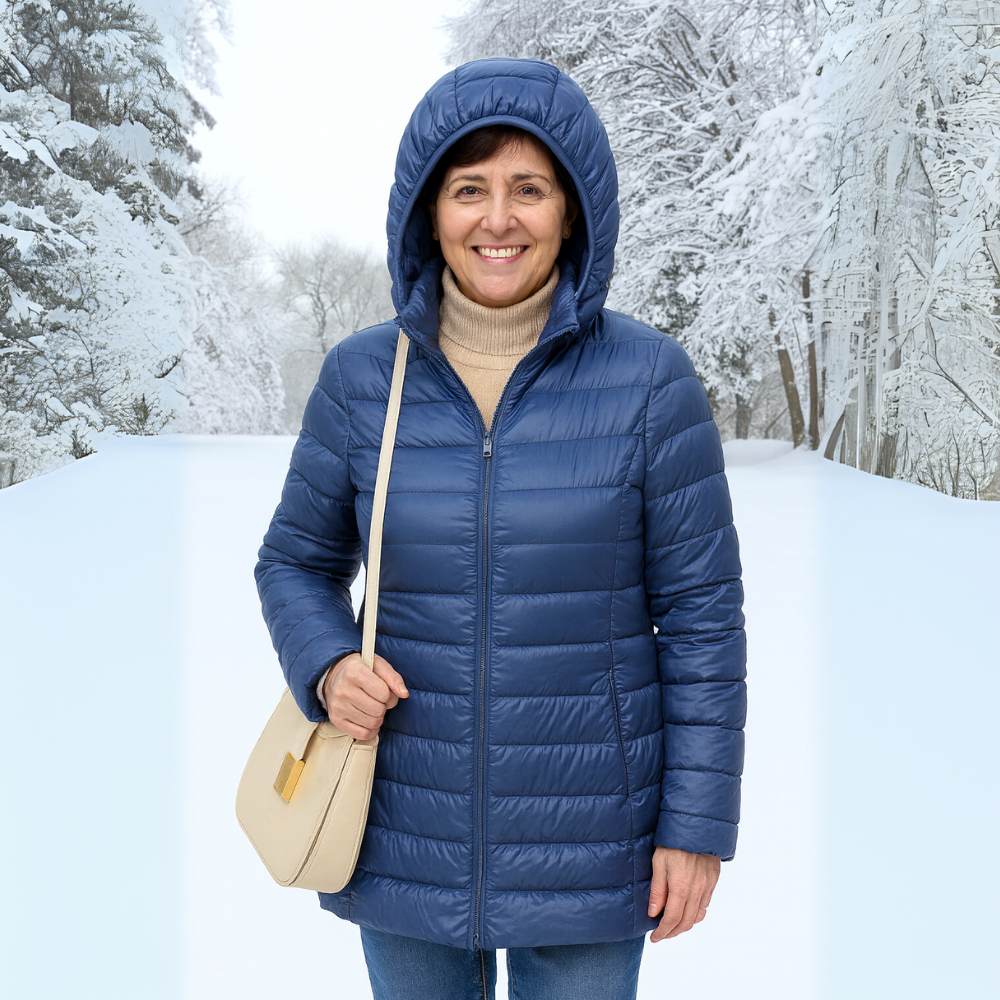 Timeless Long Winter Coat — Lightweight Down Insulation