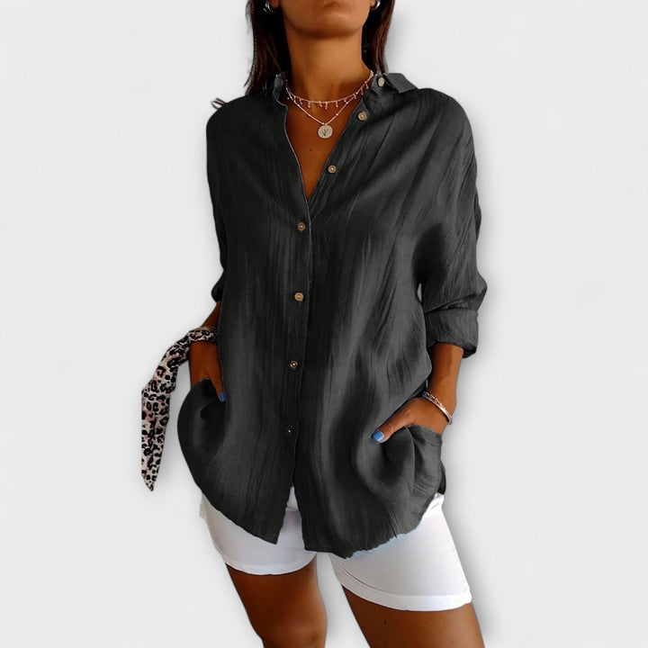 Maren – Relaxed Button-Up Blouse