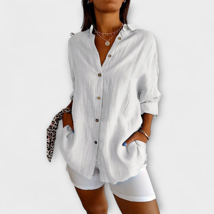 Maren – Relaxed Button-Up Blouse