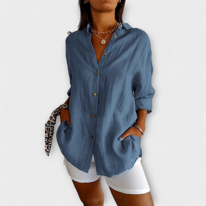 Maren – Relaxed Button-Up Blouse