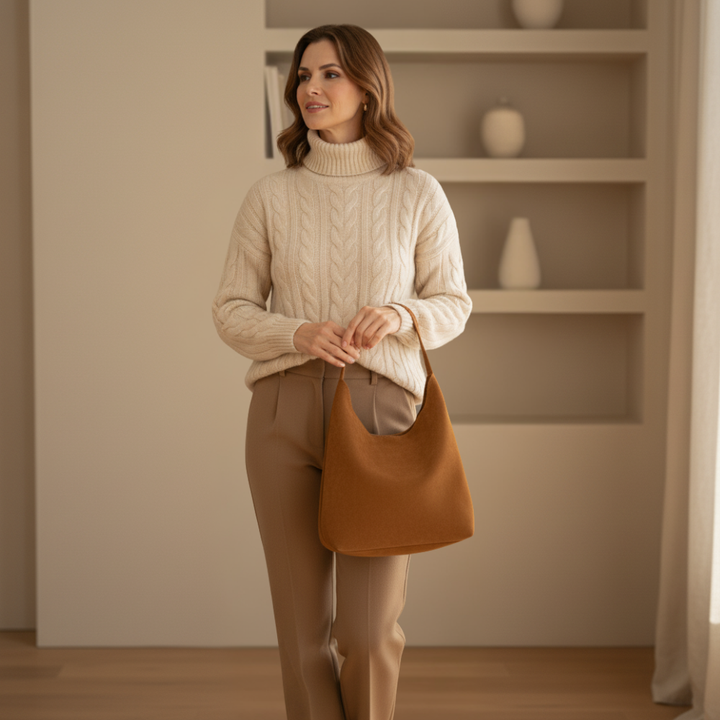 The Elise™ Suede Tote Bag – Effortless Style for Everyday Elegance